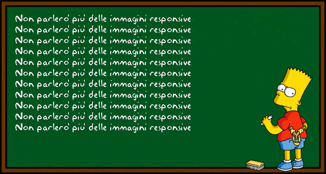 Non parlerò più di immagini responsive.