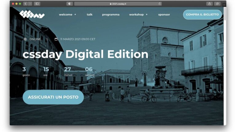 Signore e signori, il più bel CSS day di sempre!