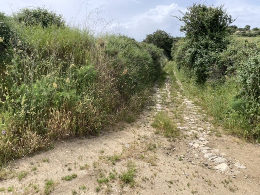 Primo imbocco di una strada romana