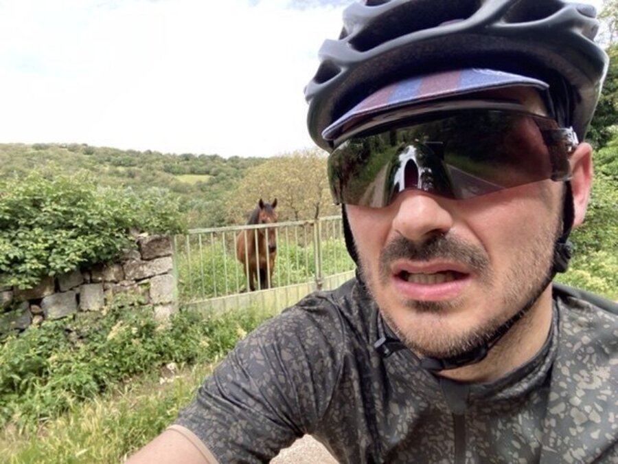 Un cavallo che si rivedeva in me che pedalavo