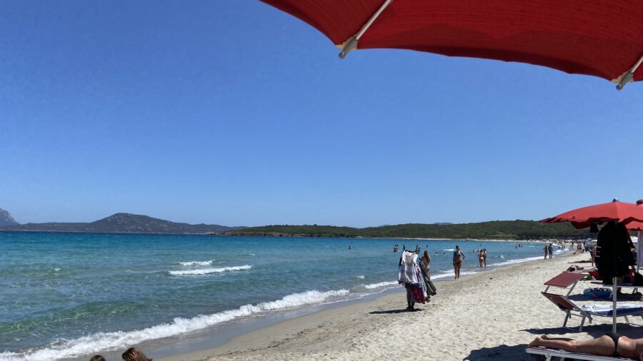 Spiaggia a nord di Olbia