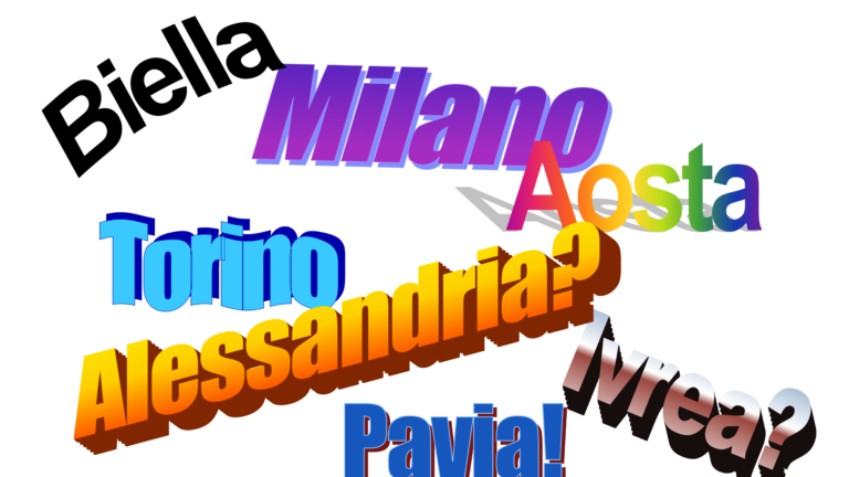 Milano Aosta e Torino